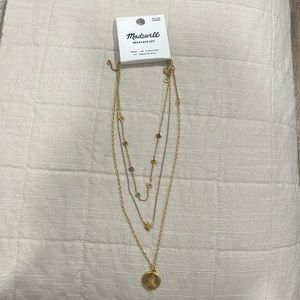 Madewell 3 piece necklace set